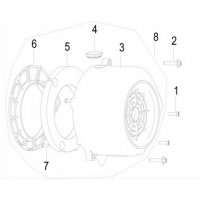 Todos los recambios originales de Keeway para la tapa del ventilador de la Zahara 125 EU4 2018.