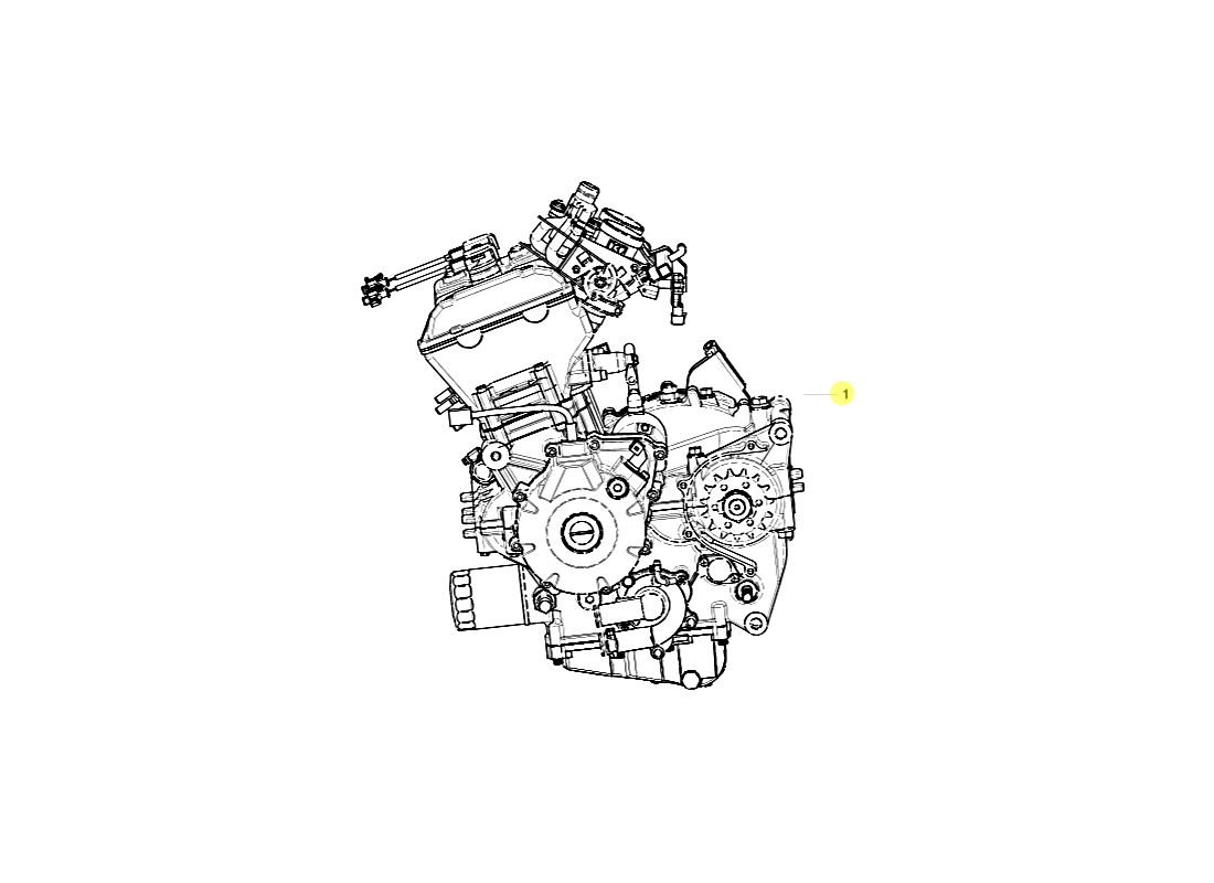 Motor completo BENELLI TRK502X
